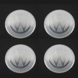 4pcs/set 56mm Volkswagen VW Rline GTI ABT Logo Car Wheel Center Hub Cap Sticker Decal