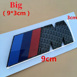 BMW M3 M5 M Power Real Carbon Car Rear Sticker Side Emblem Badge