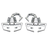 Abarth Scorpion Logo Metal Car Body Sticker Auto Rear Emblem Badge Decal