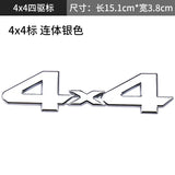 Jeep 4x4 Metal Car Rear Sticker Auto Trunk Emblem Badge Decal