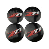 4pcs/set 60mm/65mm Chevrolet Corvette Z71 Car Wheel Center Hub Sticker Decal