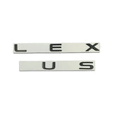 Metal Car Letters Rear Trunk Badge Emblem Sticker for IS200 IS300 IS250 IS350 ES200 ES240 ES250 ES260 ES300 ES350 RX300 RX350