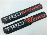 ABS Car Rear Trunk Fender Side TRD Pro Bro Sport Off Road Badge Sticker for Camry Corolla Yaris Hilux Highlander Aqua Rav4