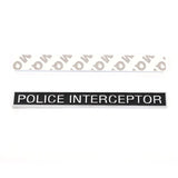 Dodge Police Interceptor Logo Metal Car Sticker Emblem Badge Decal