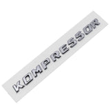 Mercedes Benz KOMPRESSOR Logo ABS Car Rear Emblem Badge Sticker