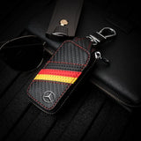 Mercedes Benz Carbon Fiber Car Key Bag Key Cover
