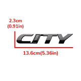 Car Trunk Whole Body Side Sticker Emblem for Honda  City Logo Badge Auto Decal Exterior Accessories