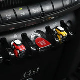 Silica Gel Car Interior Ornaments Auto Start Stop Button Cover Sticker Decoration for MINI Cooper F56 R50 R52 R53 R55 Countryman