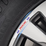 4pcs/set 9cm Ford Aluminum Alloy Car Wheel Rim Tyre Sticker