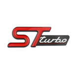 Ford ST Turbo Metal Car Side Sticker Trunk Emblem Badge Decal