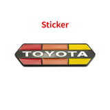 Metal Modified Decals Styling for Highlander Carmy Avalon Prius Corolla Yaris Hilux Auris Prius Badge Accessories