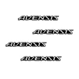 4pcs/set Toyota Rav4 Prado Corolla CHR Hilux Auris Avensis Prius YARIS Metal Car Stereo Sticker Auto Audio Emblem Decal
