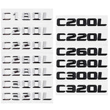 Mercedes Benz C550 C180L C200L C220L C260L C280L C300L C320L Car Rear Stickers Badge
