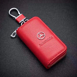 Mercedes Benz Cowhide Car Key Cover Shell Key Bag Protective Cover
