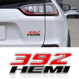 Dodge 345 392 HEMI Metal Car Rear Sticker Auto Side Emblem Badge Decal