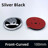 100mm Skoda ABS Car Front Hood Emblem Badge Auto Rear Sticker Decal