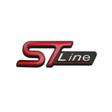 10x3.5cm Ford ST Line Metal Car Side Sticker Trunk Emblem Badge Decal