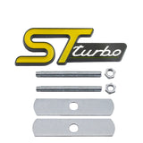 Ford ST Turbo Metal Car Front Grille Emblem Badge Decal