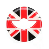 1pc Epoxy Car Steering Wheel Center Emblem Sticker Decoration for Mini Cooper Badge Interior Styling