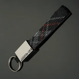 Mercedes Benz AMG Car Logo Oxford Webbing Metal Keyring Pandant Key Chain