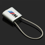 BMW M Power Logo Metal Car Keychain Key Rings Pendant