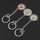 Mercedes Benz Diamond Metal Car Key Ring Pendent