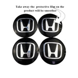 4pcs/set 65mm Honda Mugen Power Car Wheel Center Hub Cap Sticker Decal