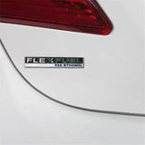 Ford FLEXFUEL Metal Car Rear Sticker Auto Body Side Fender Emblem Badge Decal