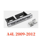 Audi Quattro Logo ABS Car Front Grille Emblem Badge Four-Wheel Drive Tail Standard Sticker