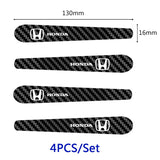 Honda Carbon Fiber Car Door Bowl Handle Anti-collision Protective Stickers Scratches Film