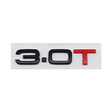Audi 2.0T 1.8T 3.0T ABS Car Rear Sticker Trunk Emblem Badge Decal