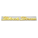 Mercedes Benz Black Bison Logo Metal Car Rear Sticker