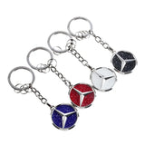 Mercedes Benz Diamond Metal Car Key Rings Keychain Pendant