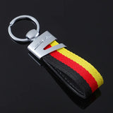 Mercedes Benz AMG Metal Nylon Webbing Car Keychain Keyring