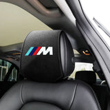 BMW M Power Car Interior Anti-dust Headrest Cover Cotton Neck Pillow Case