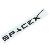 Tesla SpaceX Logo ABS Car Rear Sticker Emblem Badge Decal
