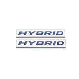 Car Fender Side Trunk Emblem Decoration Sticker for Toyota Hybrid Auris Yaris Corolla 4Runner Badge Decal Exterior Accessories