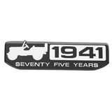 Jeep 1941 Metal Car Body Fender Side Sticker Decal Auto Rear Emblem Badge