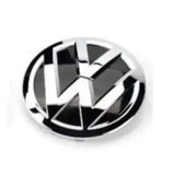 Auto Accessories 130mm Car Front Grille Center Badge 100mm Rear Trunk Emblem for Volkswagen VW Jetta MK6 2011-2014 5C6853601
