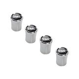 4pcs/set GMC Logo Car Air Valve Stem Caps Auto Tyre Valve Covers with Wrench
