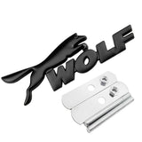 Ford Wolf Logo Metal Car Front Grille Emblem Trunk Badge Sticker Decal