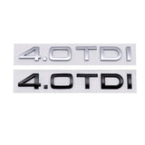 Audi 2.0TDI 3.0TDI 4.0TDI Car Rear Sticker Trunk Emblem Badge Decal