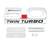 Ford 5.0 Logo Metal Car Front Grille Emblem Badge