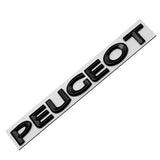 15.7x1.6cm Peugeot Metal Car Rear Sticker Decal Emblem Badge