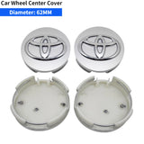 4pcs/set 58/60/62mm Toyota Car Wheel Center Hub Caps Hub Covers