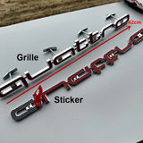 Audi Quattro Logo ABS Car Front Grille Emblem Badge Sticker Decal