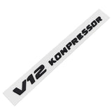 Mercedes Benz V6 V8 V12 KOMPRESSOR ABS Car Rear Sticker