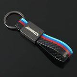 BMW M3 M5 Car Logo Suede Metal Key Chain Keyring