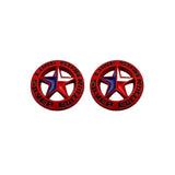 2PCS Jeep Lone Star Metal Car Rear Sticker Body Side Emblem Badge
