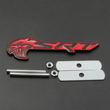 Dodge SRT Metal Car Front Grille Emblem Auto Body Side Sticker Decal